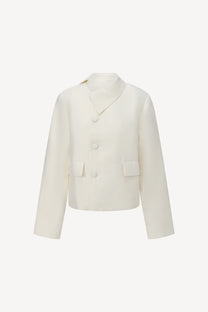 Fyn asymmetric collar blazer