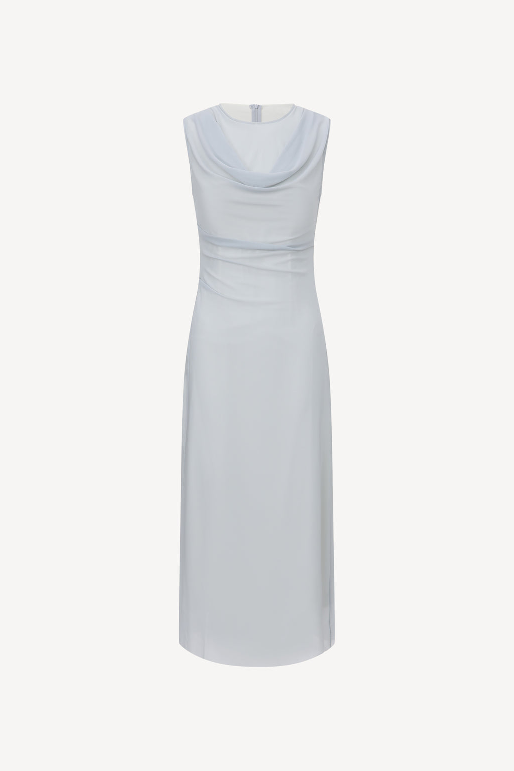 Gabriela Gathered dress blue
