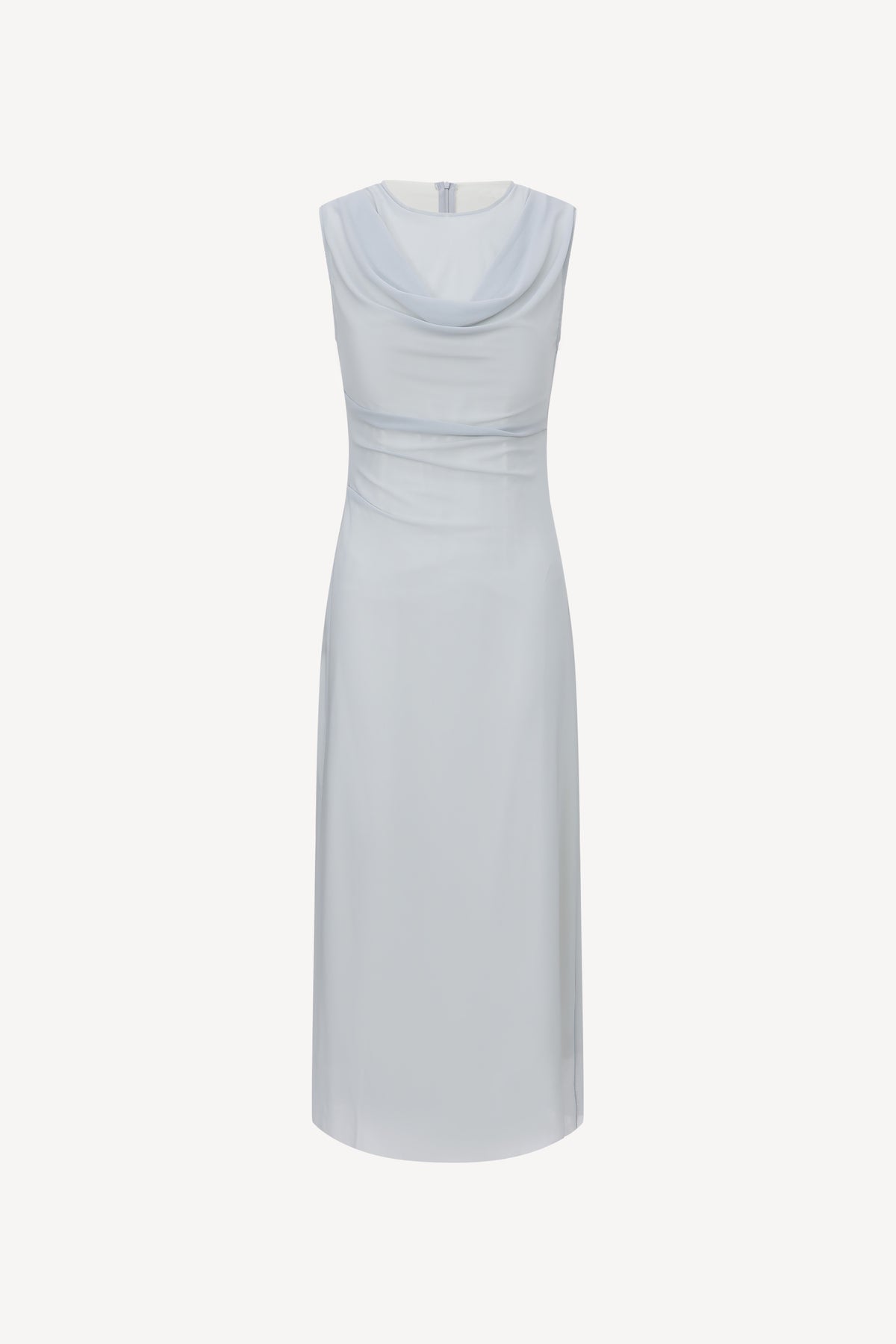 Gabriela Gathered dress blue