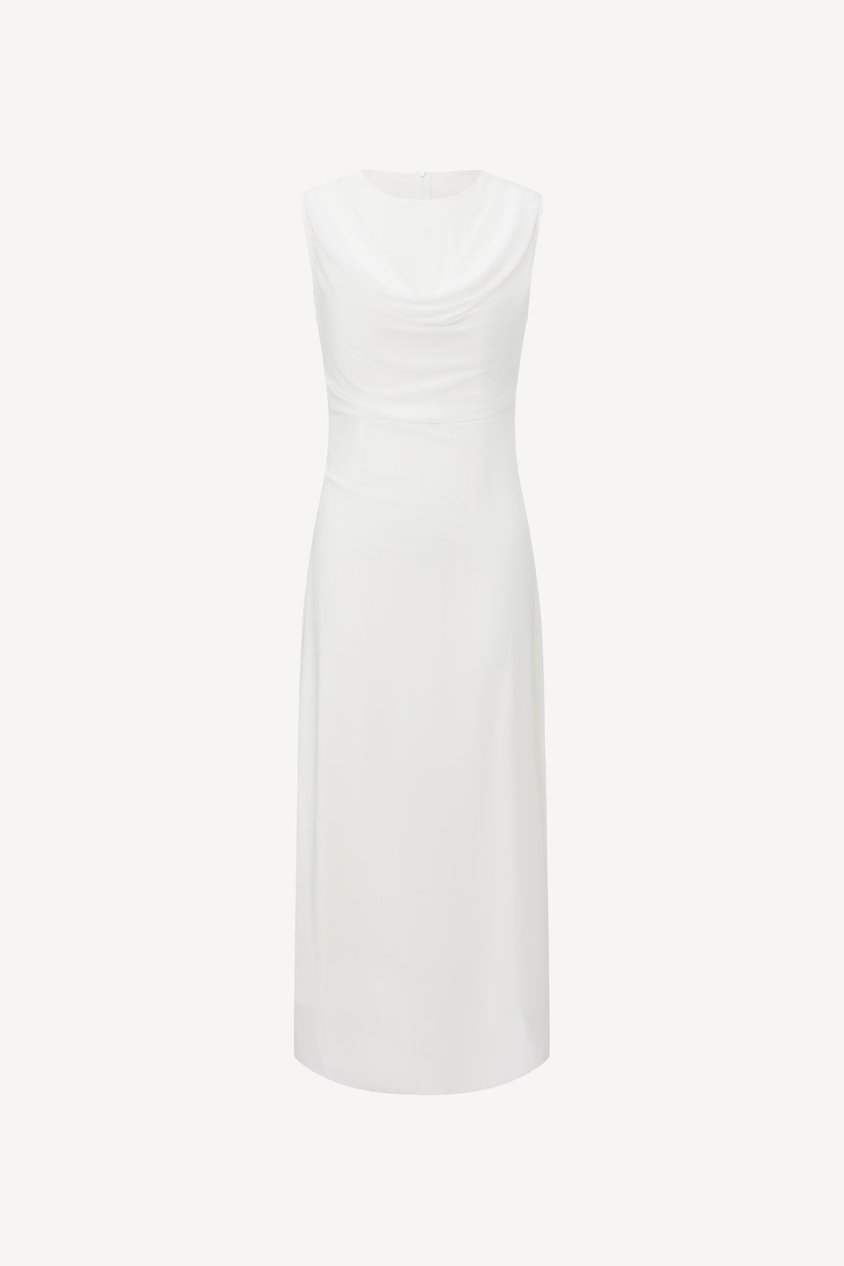 Gabriela Gathered dress white