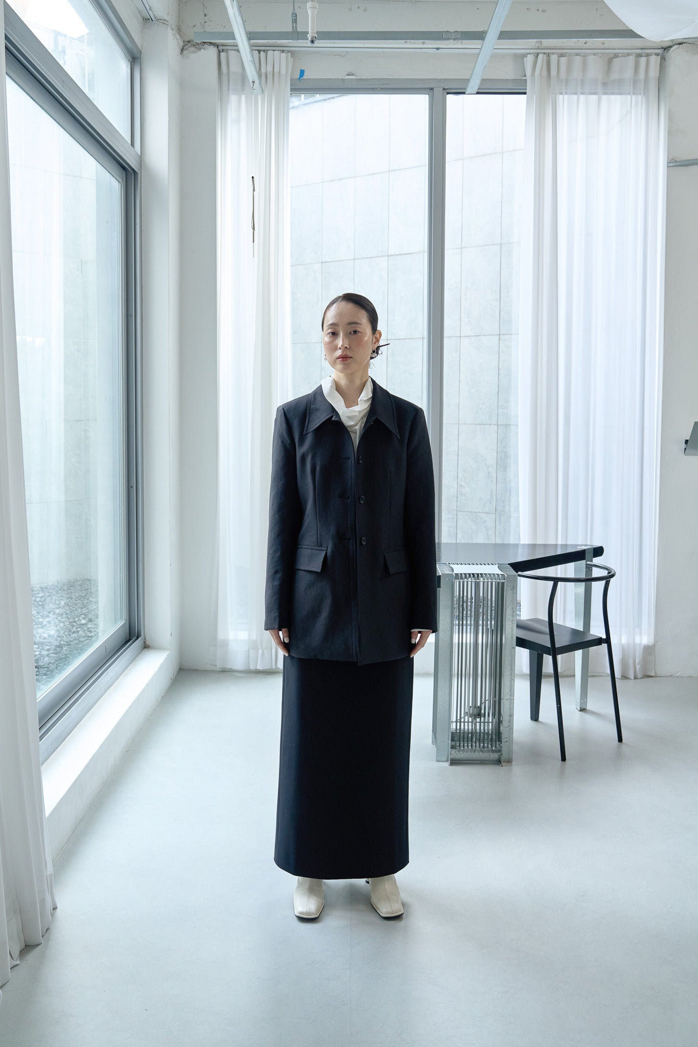 Nichol 高開衩裙