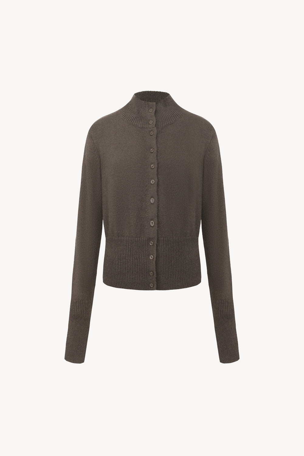 Kumo wool cardigan brown