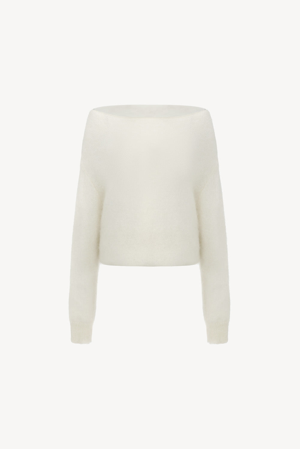 Maison mohair knit white