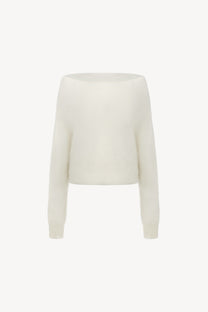 Maison mohair knit white