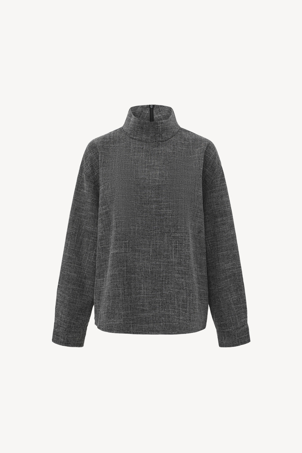 Namos High neck top charcoal