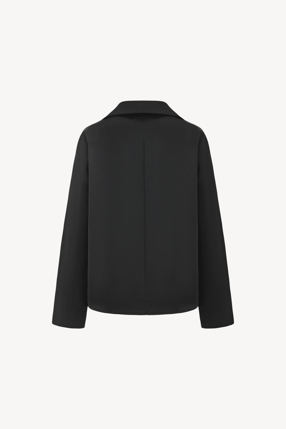 Odal satin top black