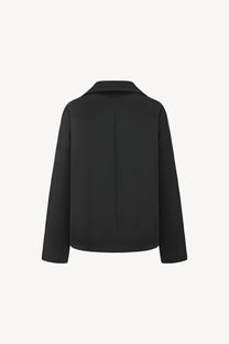 Odal satin top black