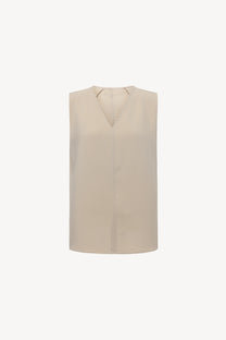 Shell V neck top