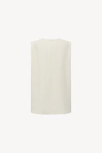Shell V neck top