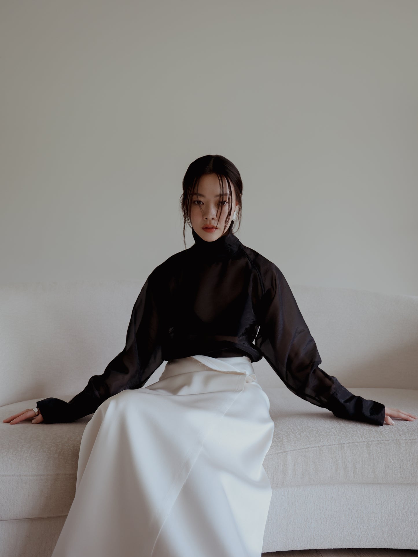 Cecily 緞布分層裙