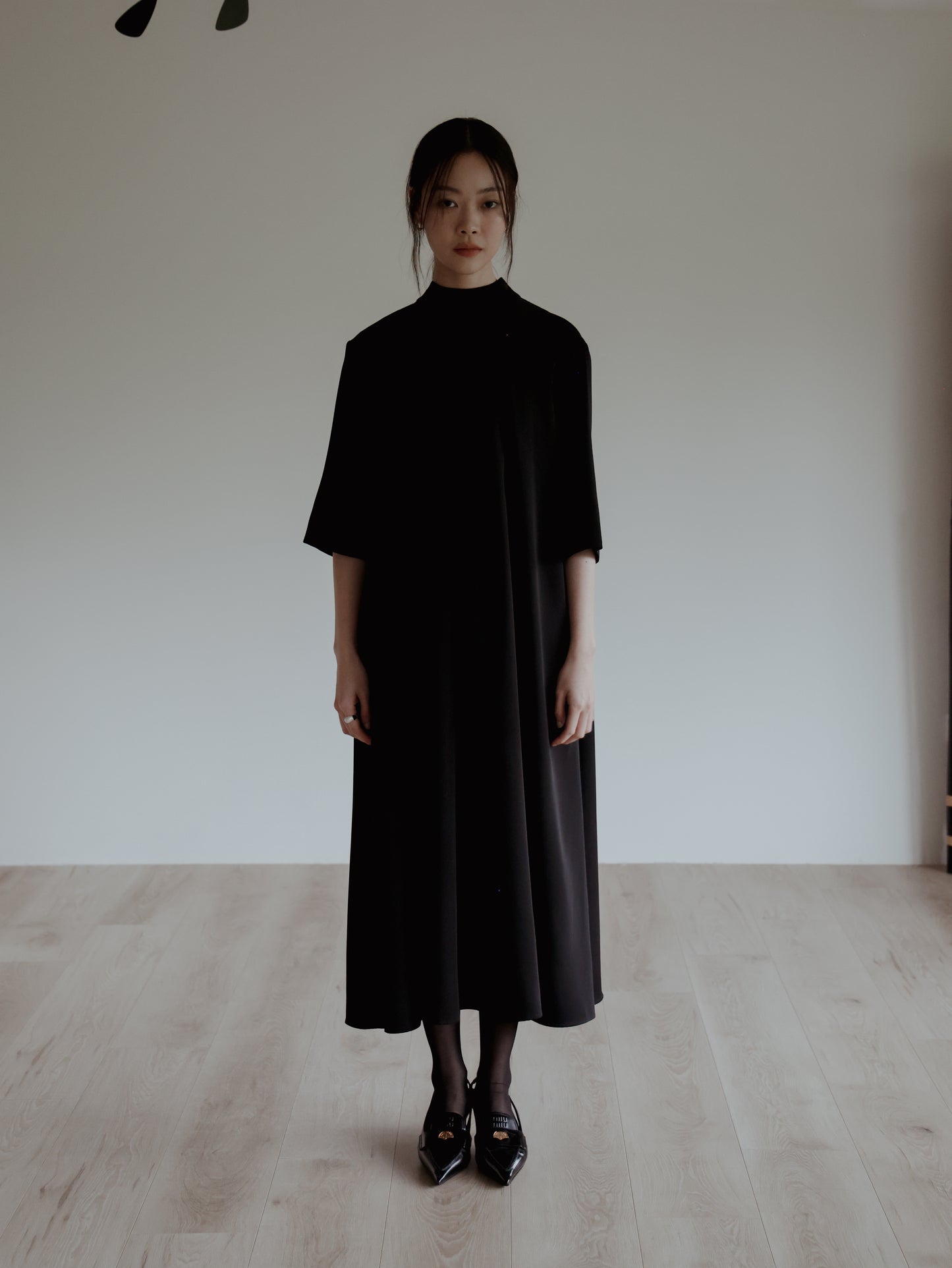 Goddard 褶皺領連身裙