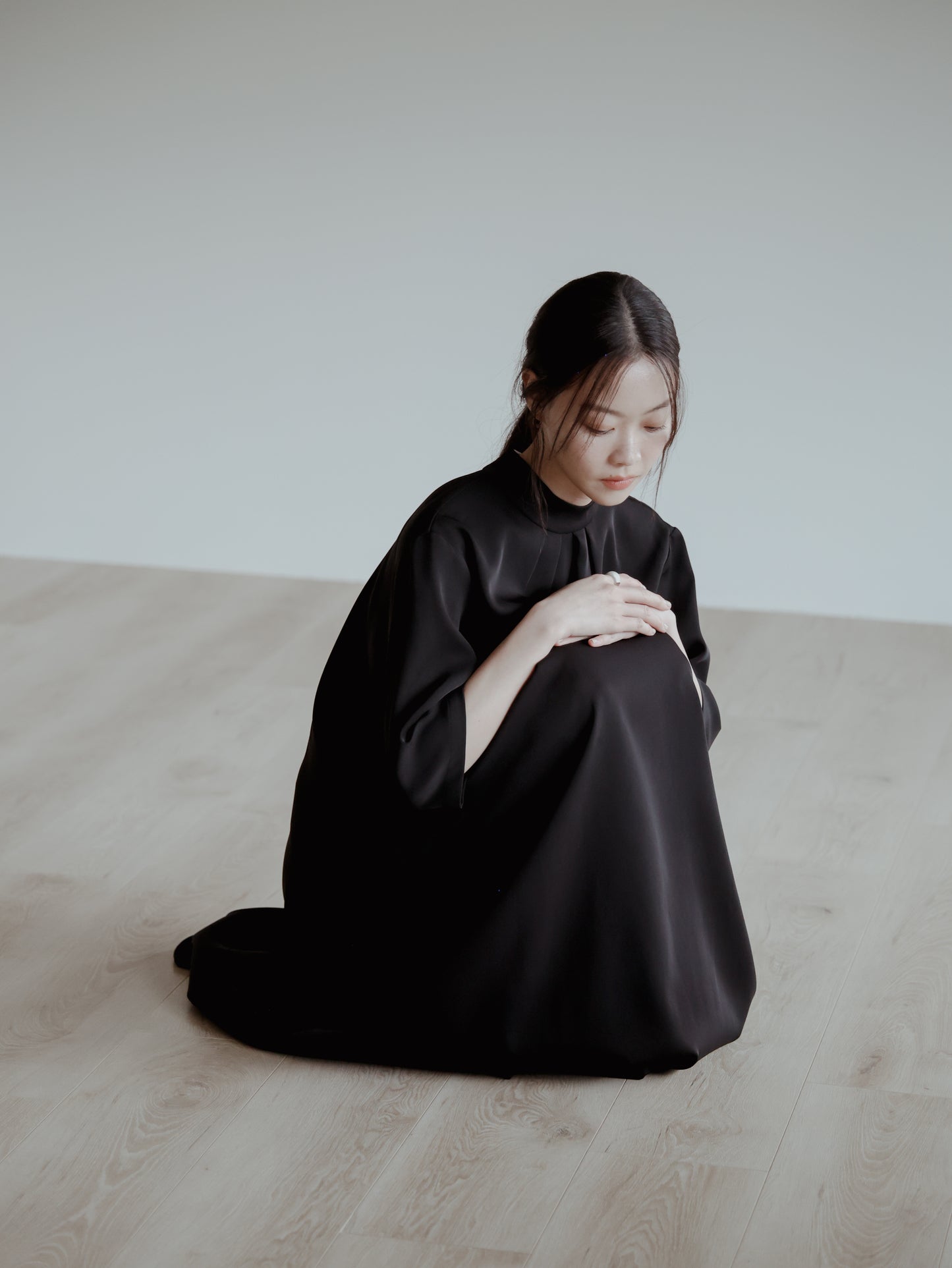 Goddard 褶皺領連身裙