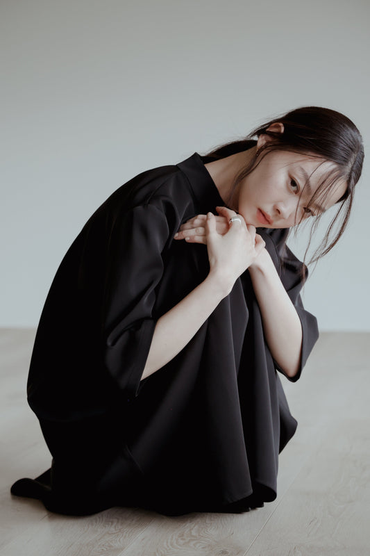 Goddard 褶皺領連身裙